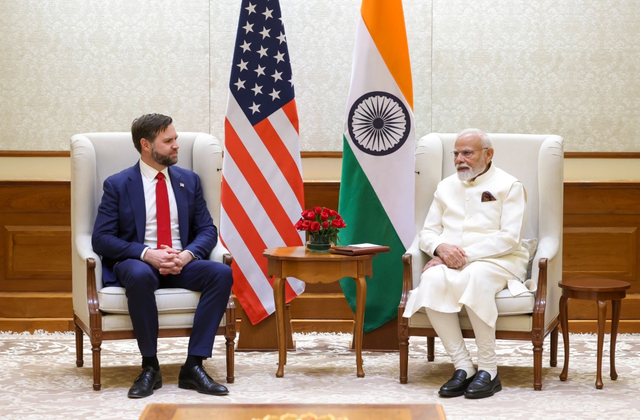PM Modi-JD Vance Meeting