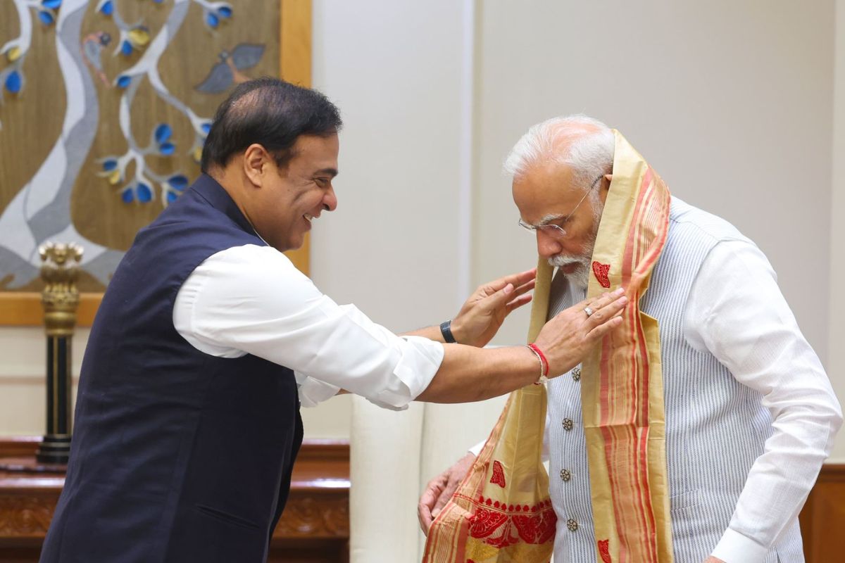 PM Modi and Himanta Biswa Sarma