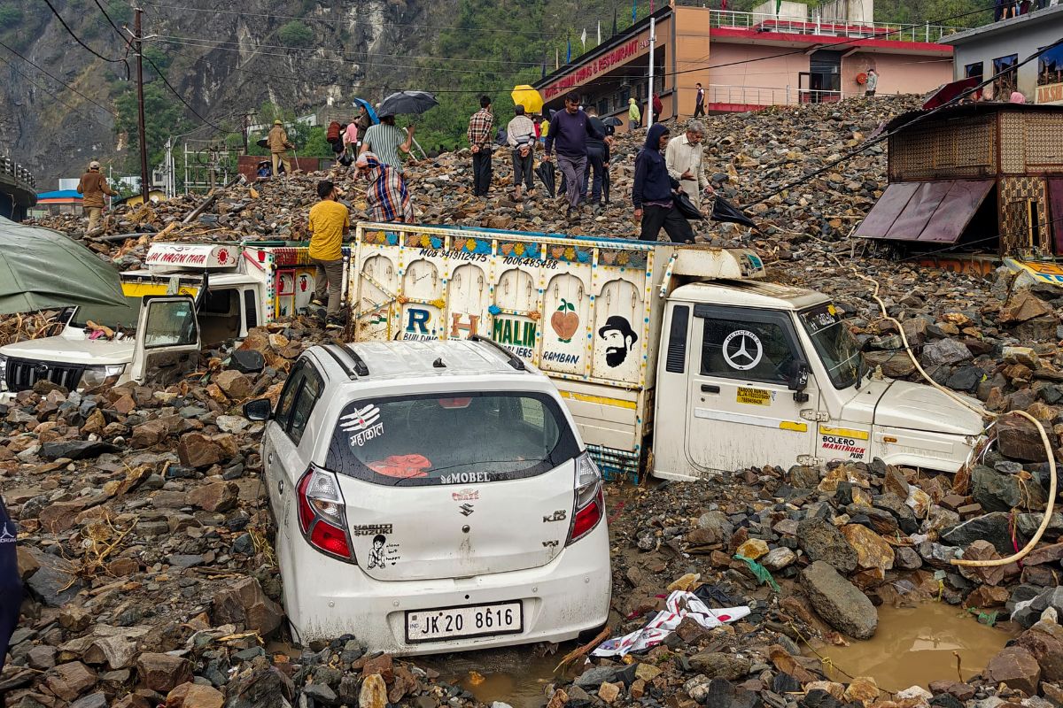Ramban heavy rain landslide