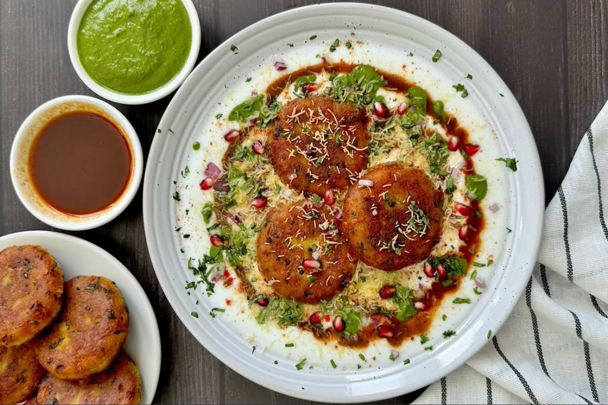 Raw Papaya Tikki Chaat Recipe