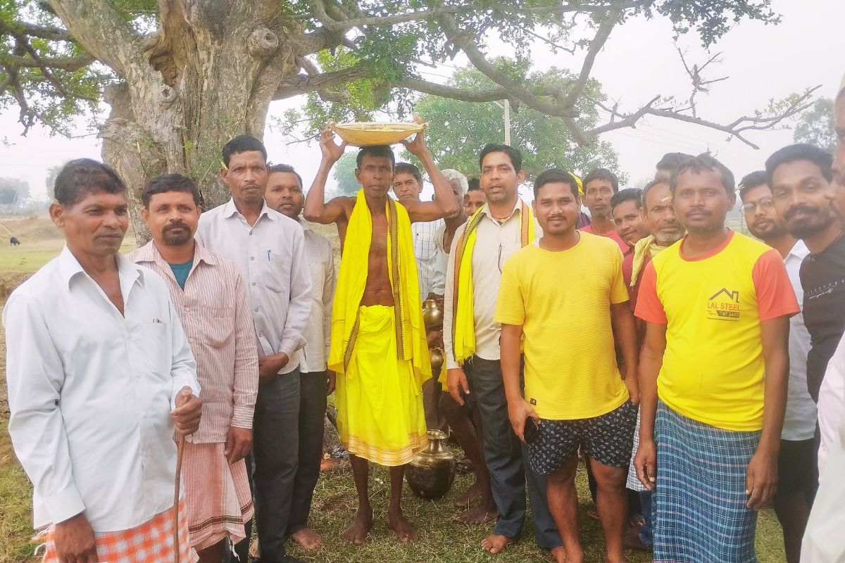 Sarhul in Kasmar bokaro jharkhand