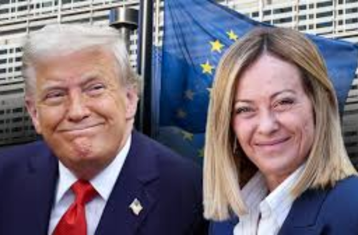 Trump Giorgia Meloni Meet