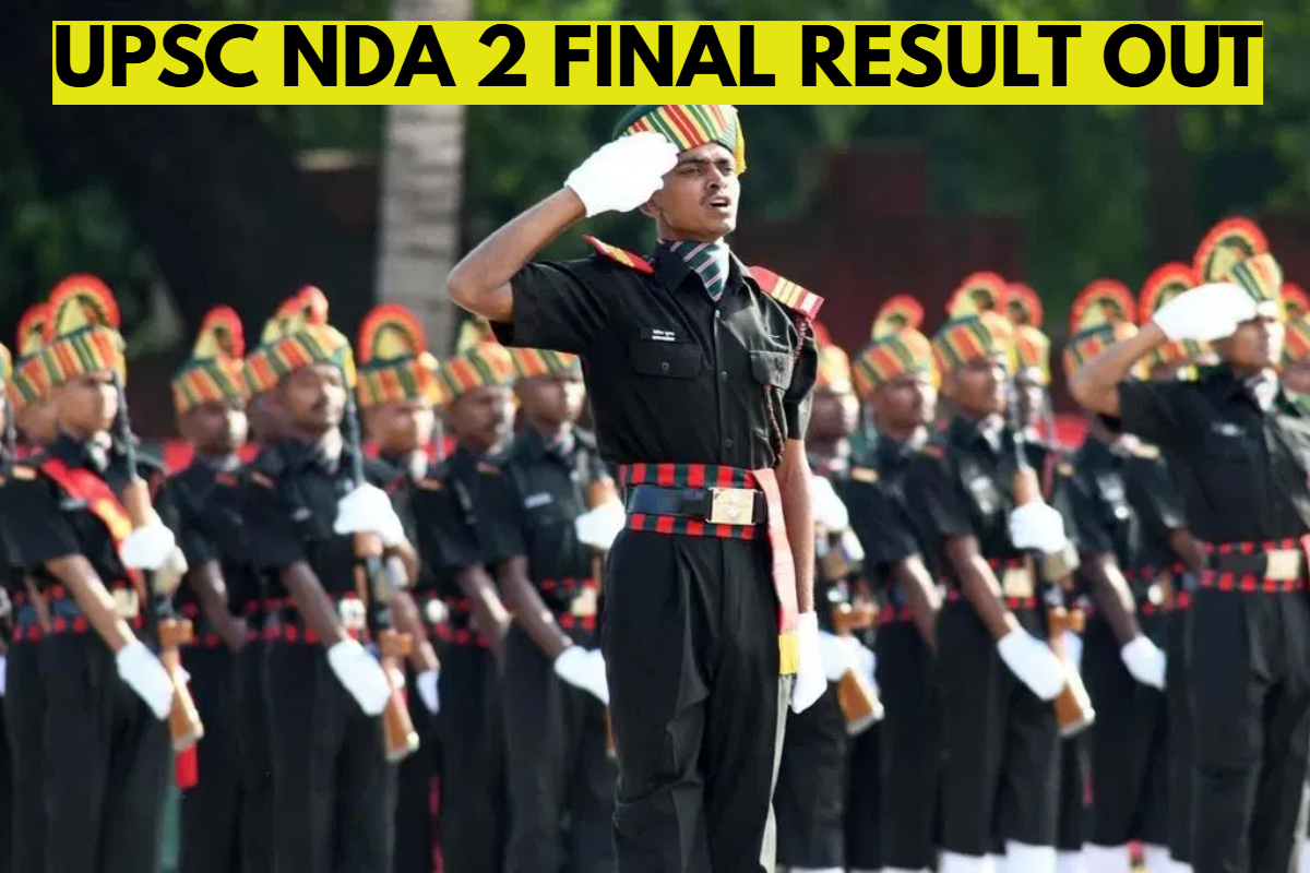 UPSC NDA Final Result 2024 OUT