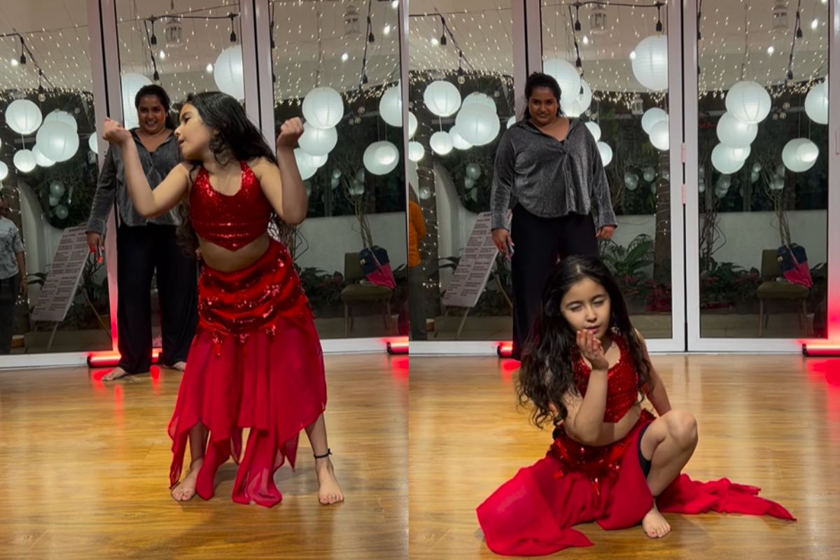 Viral Video of girl dancing Nora Fatehi item song