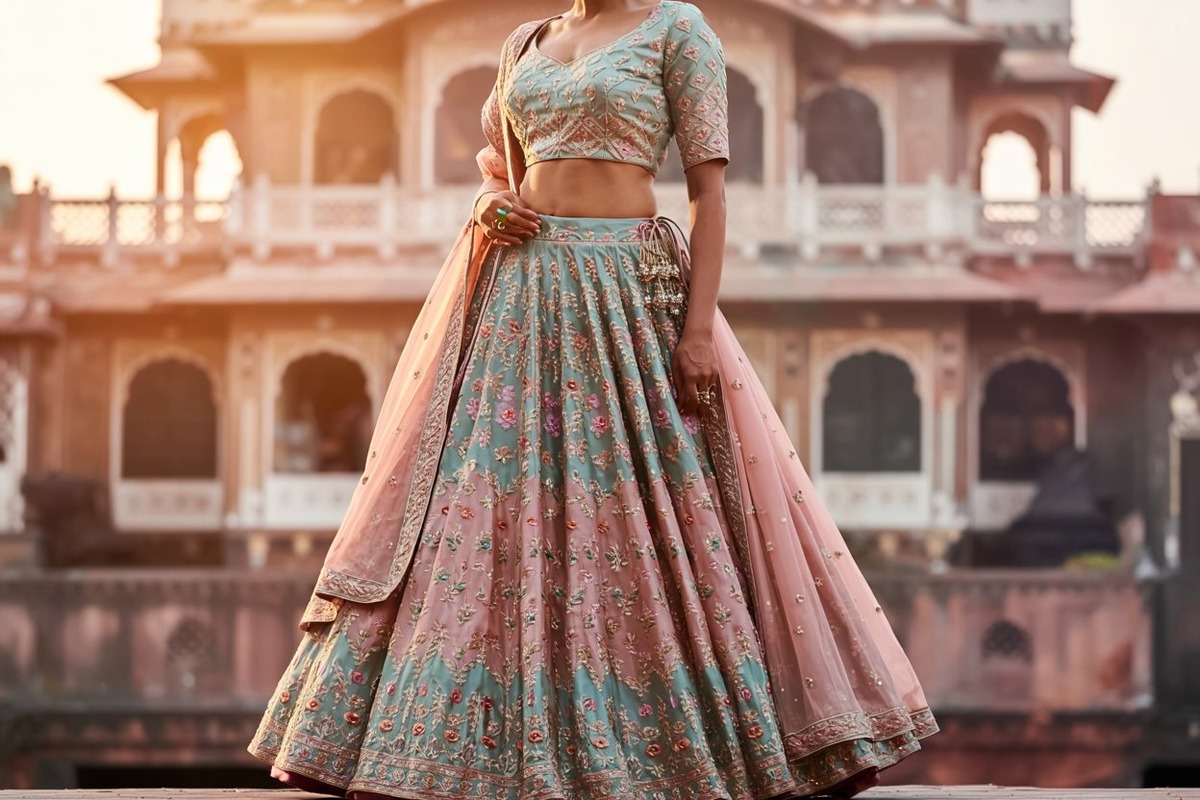 Crop Top Lehenga Design