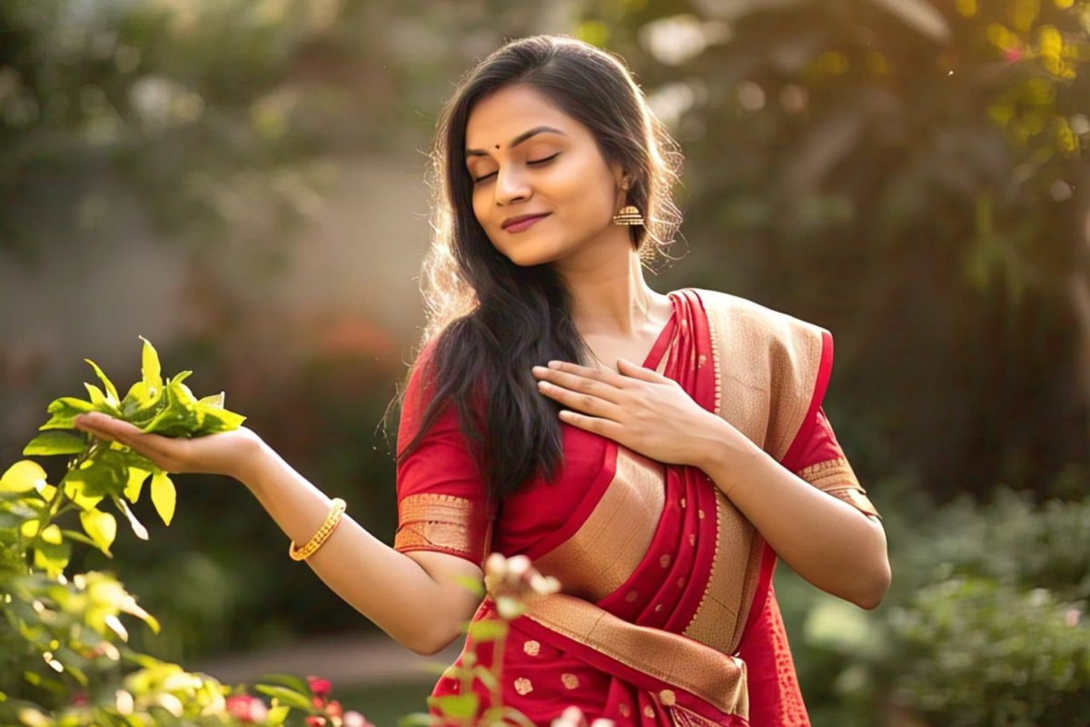 beauty tips with basil leaves
