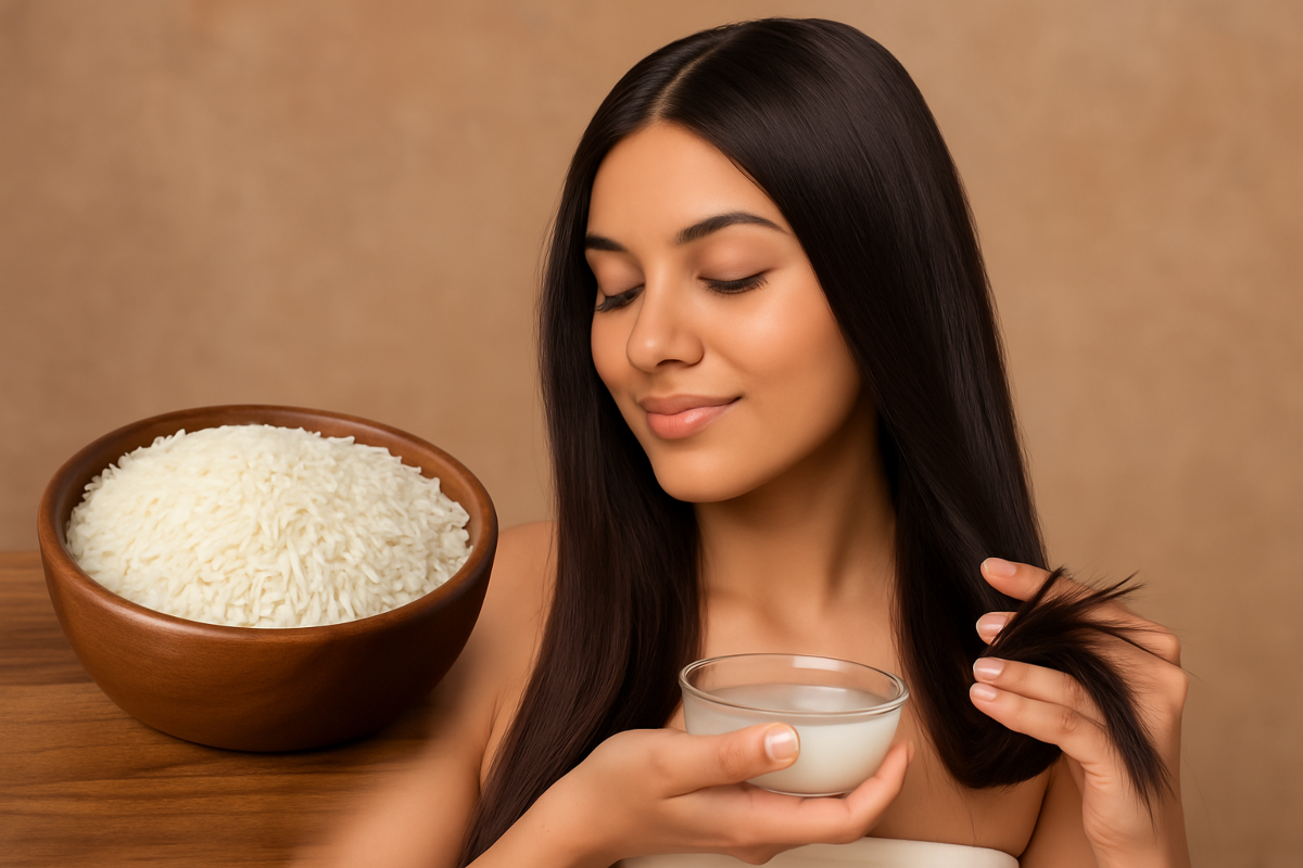 benefits of rice water for hair