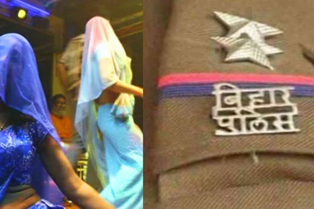 bihar police daroga dance| Two inspectors suspended for dancing with a female dancer in Bihar