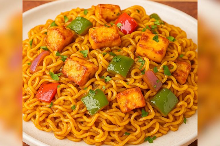 Chilli Paneer Maggi Recipe: जब भूख हो तेज और टाइम हो कम, तो ट्राय करें ये चिली पनीर मैगी रेसिपी 
