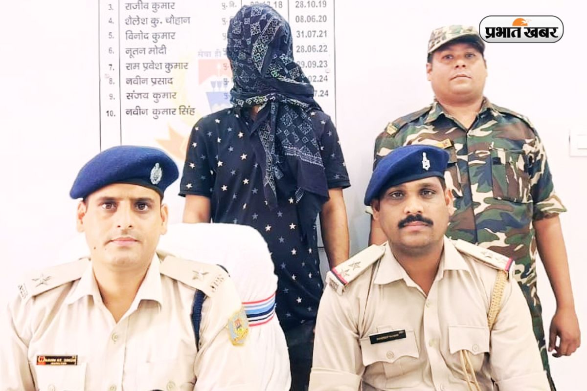 crime news jharkhand bokaro police arrest vinay from ranchi