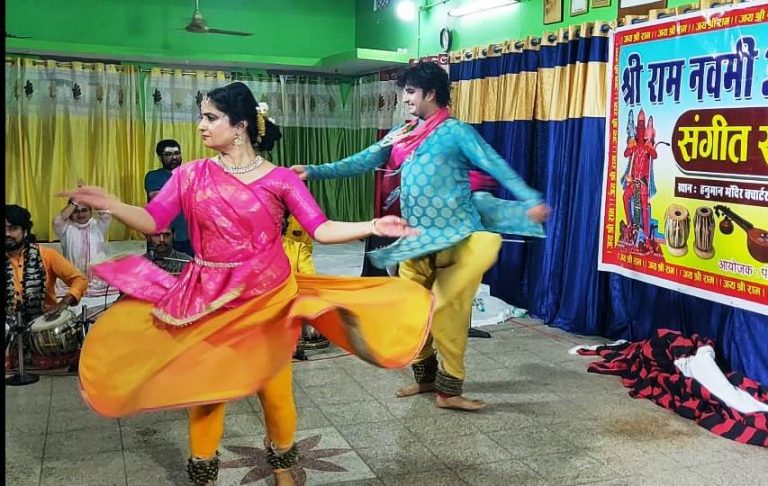 हे दुःख भंजन, मारुती नंदन, सुन लो मेरी पुकार… पर भाव नृत्य ने श्रद्धालुओं को किया भाव विभोर