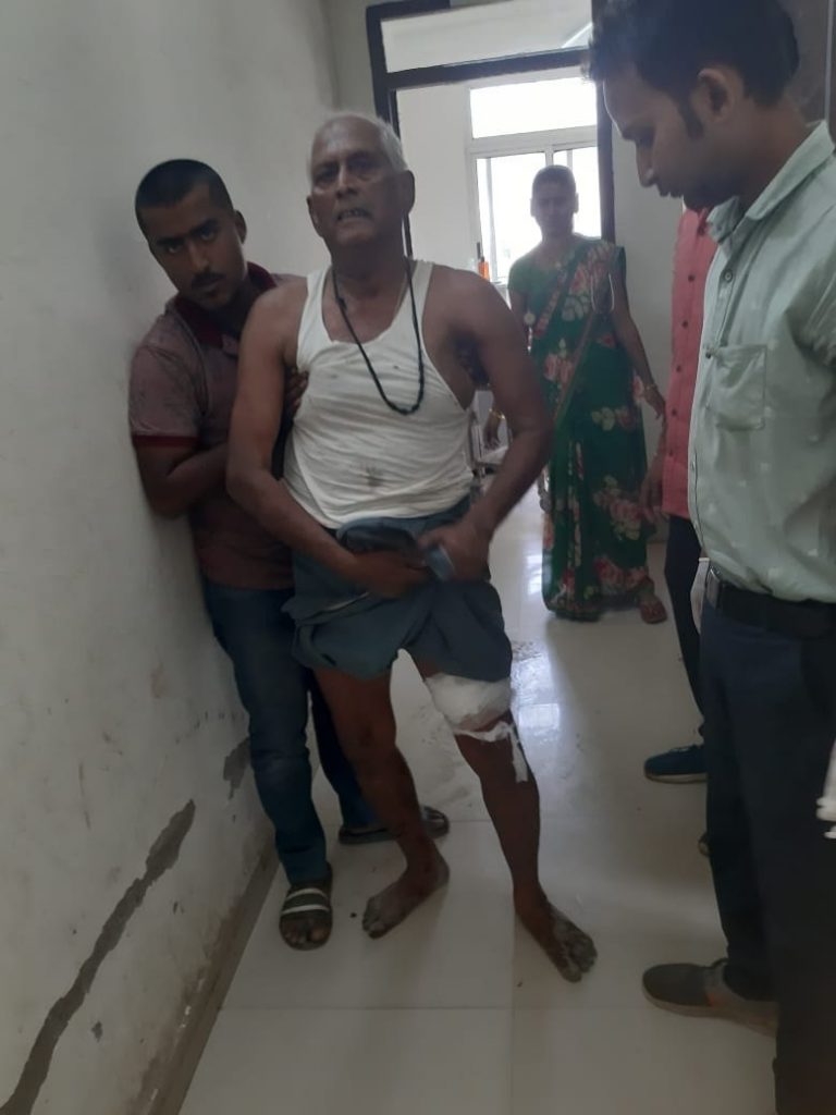 जमीन विवाद को लेकर चली गोली, एक महिला सहित दो घायल