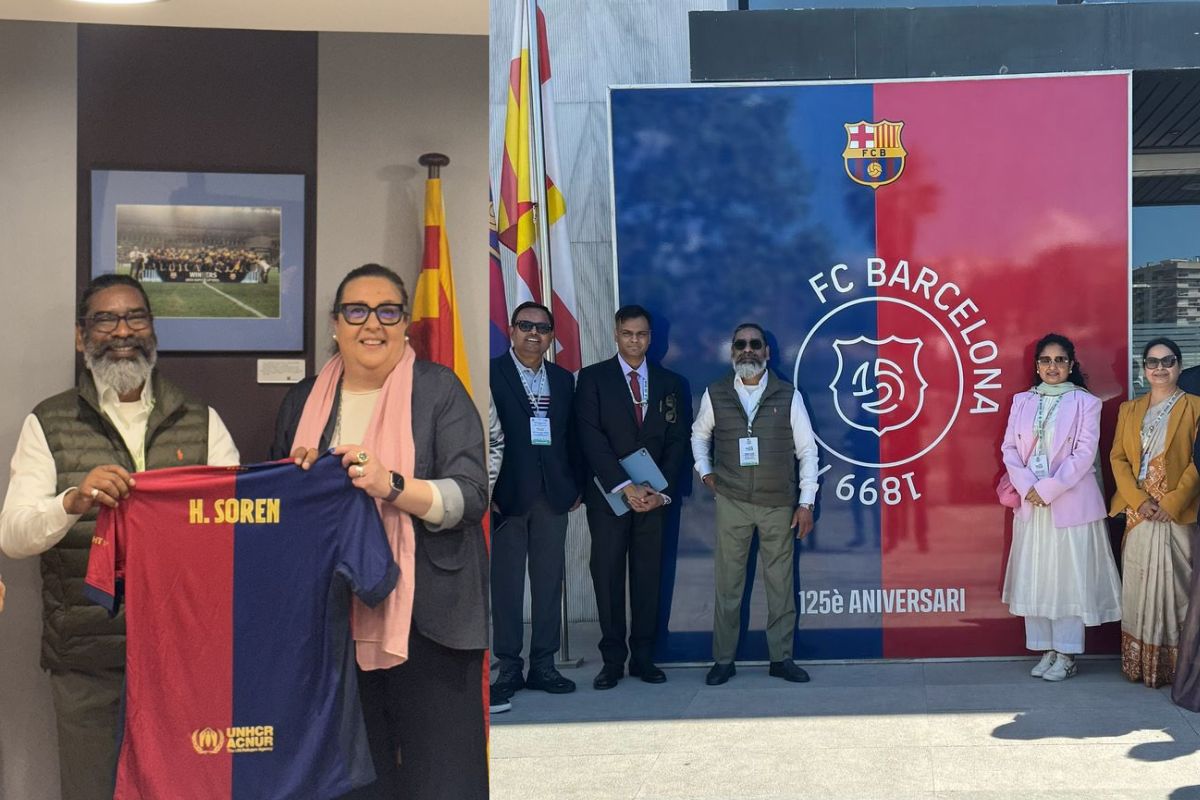 hemant soren in spain