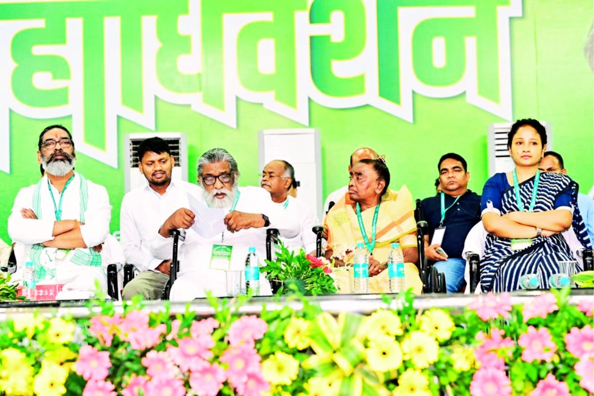 jmm mahadhiveshan ranchi news today