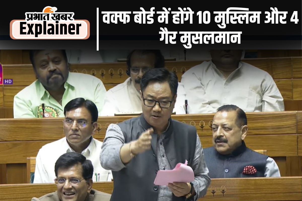 kiran rijiju on waqf amendment bill 2025