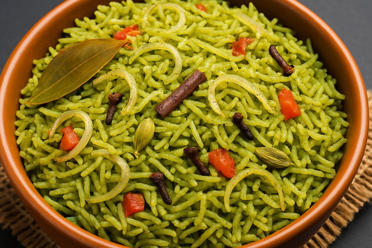 mint pulao