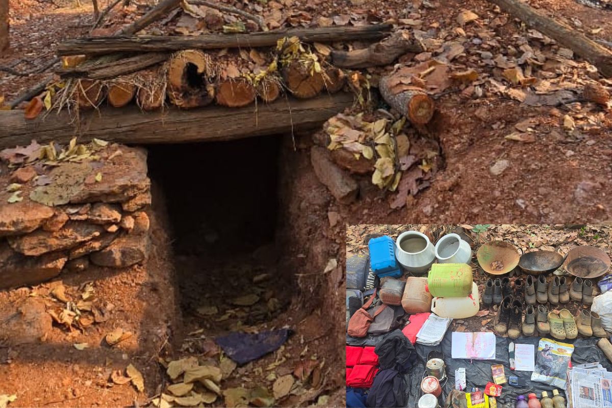 naxal bunker in saranda