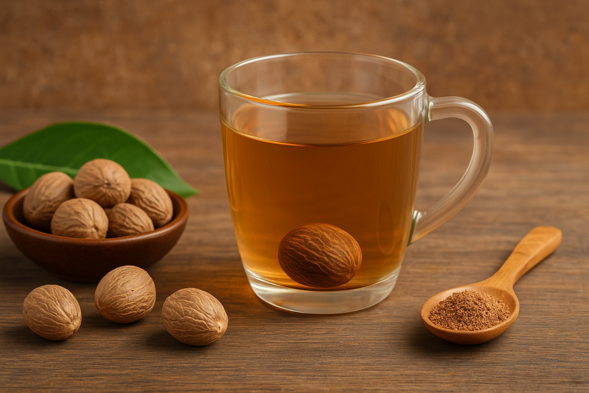 nutmeg water benefits