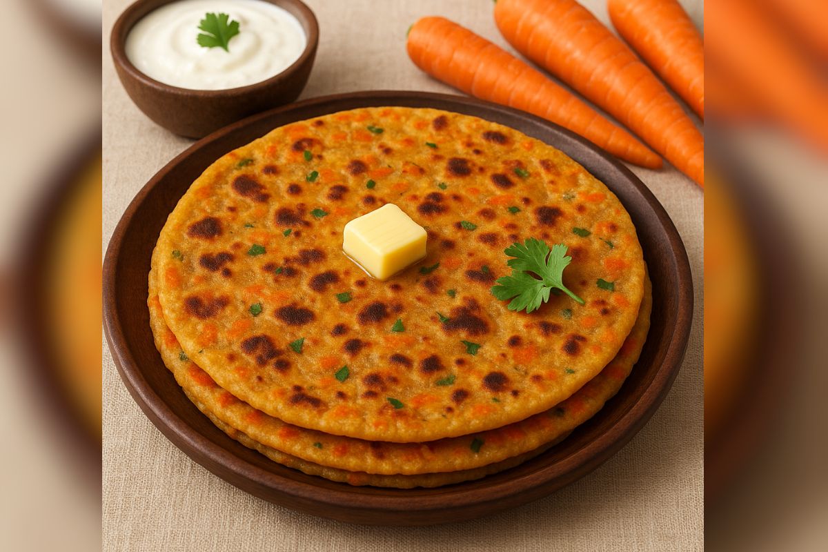 gajar paratha recipe