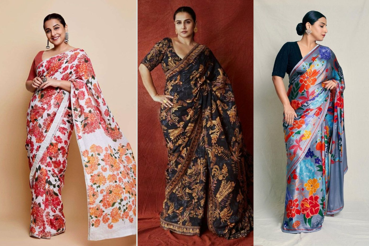 Vidya Balan Saree Look