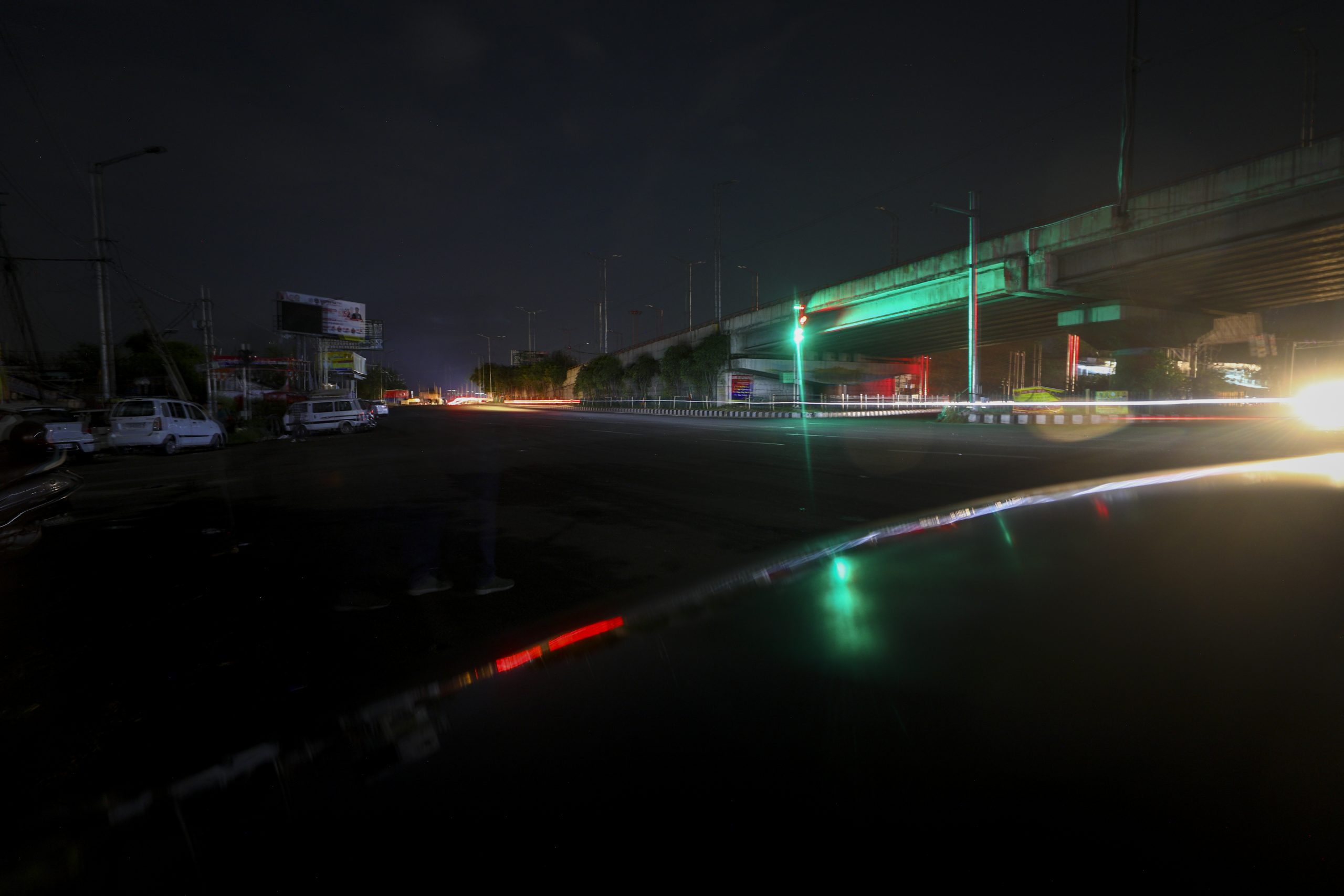 India Pakistan War: View of a blackout in the city of Jammu amid cross border shelling from Pakistan