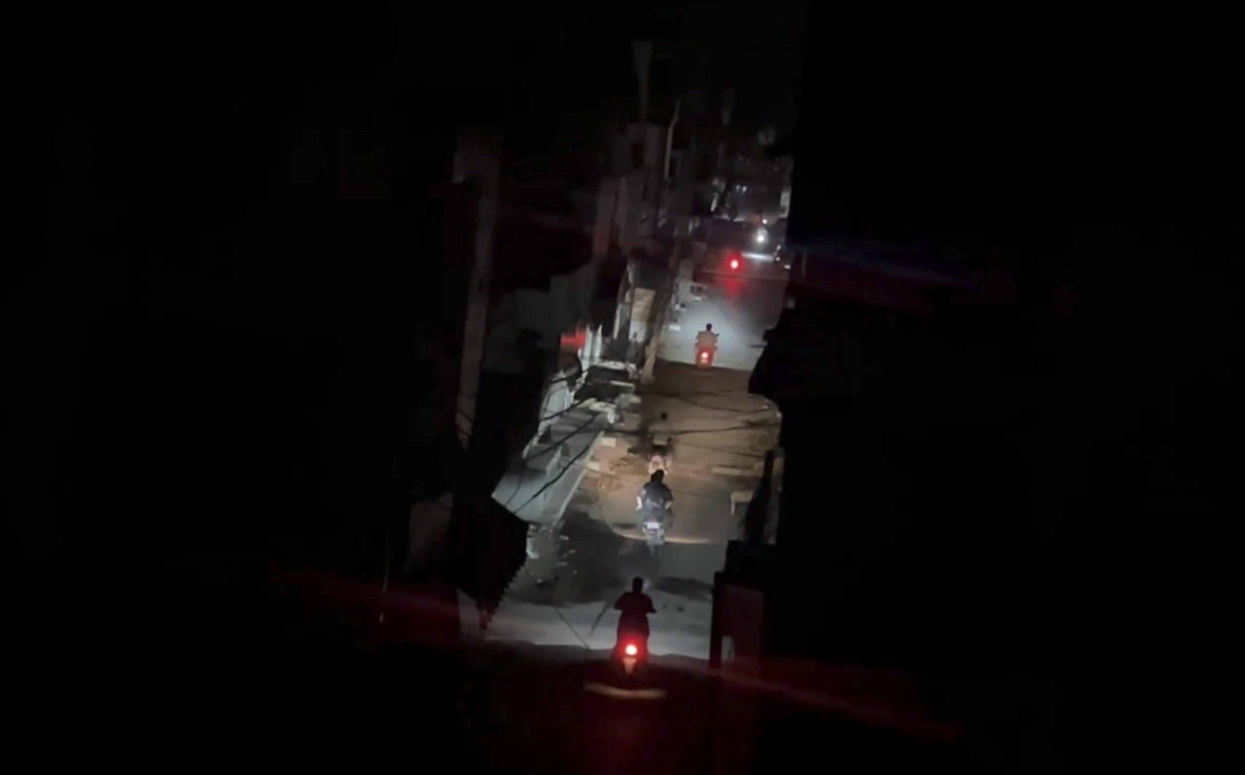 India Pakistan Ceasefire: Firozpur: Vehicles move on a road during blackout