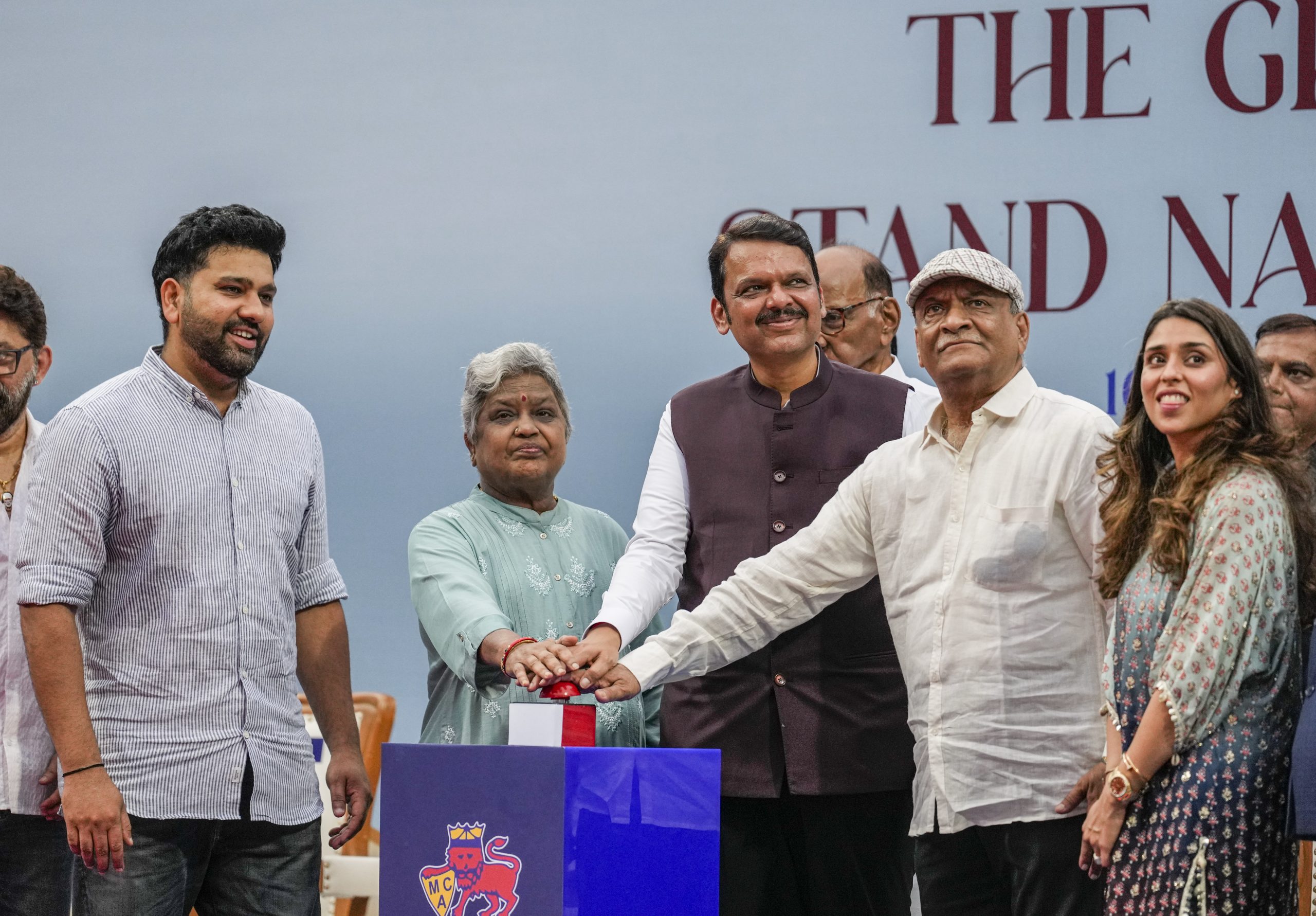 Rohit Sharma Stand in Wankhede Stadium: Rohit Sharma Stand inaugurated at Wankhede Stadium