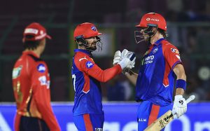 PBKS vs DC: Sameer Rizvi and Tristan Stubbs celebrate after winning
