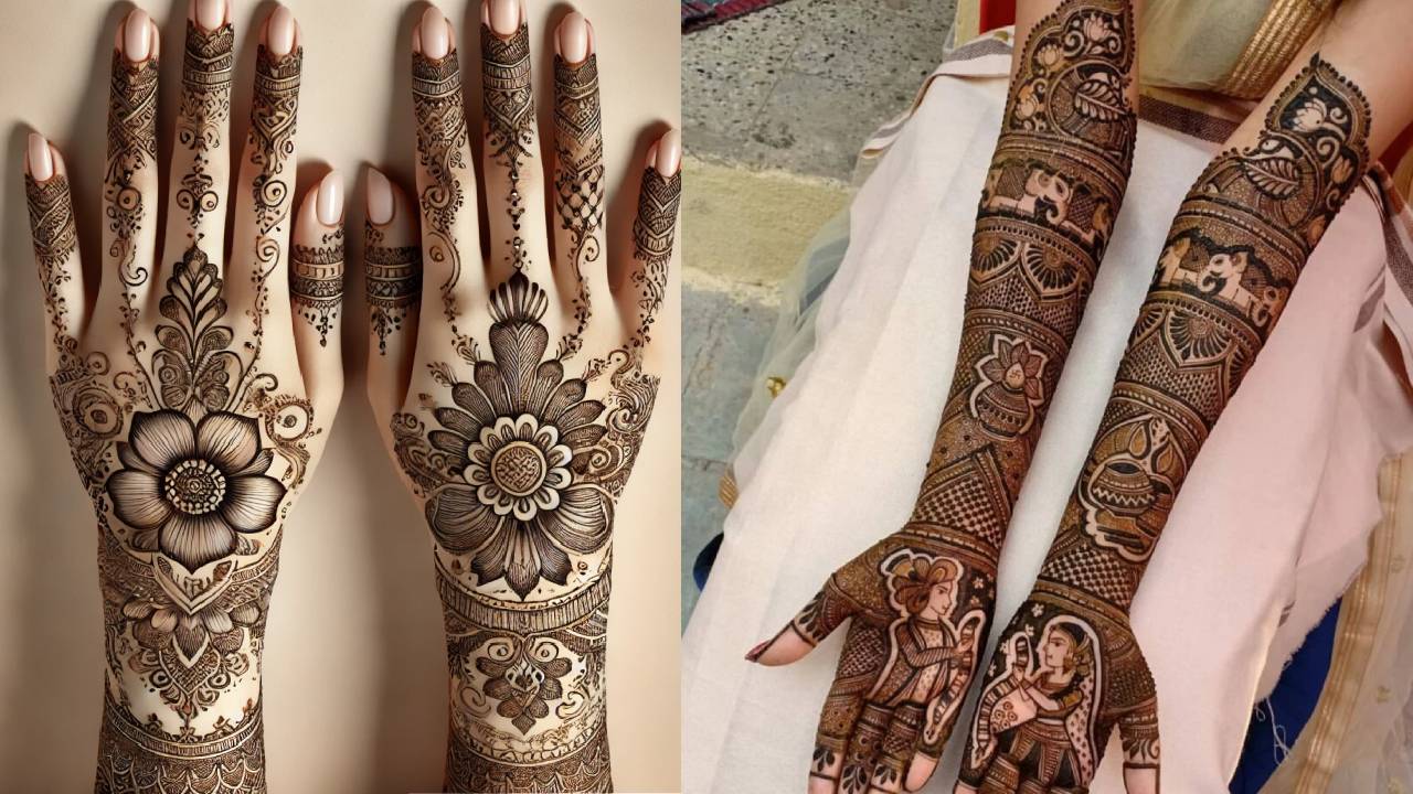 AI mehndi design