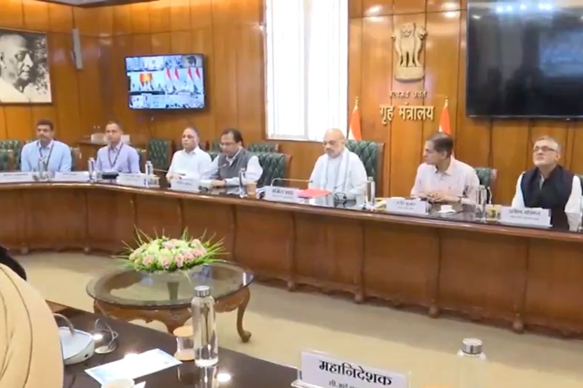 Amit Shah holds meeting