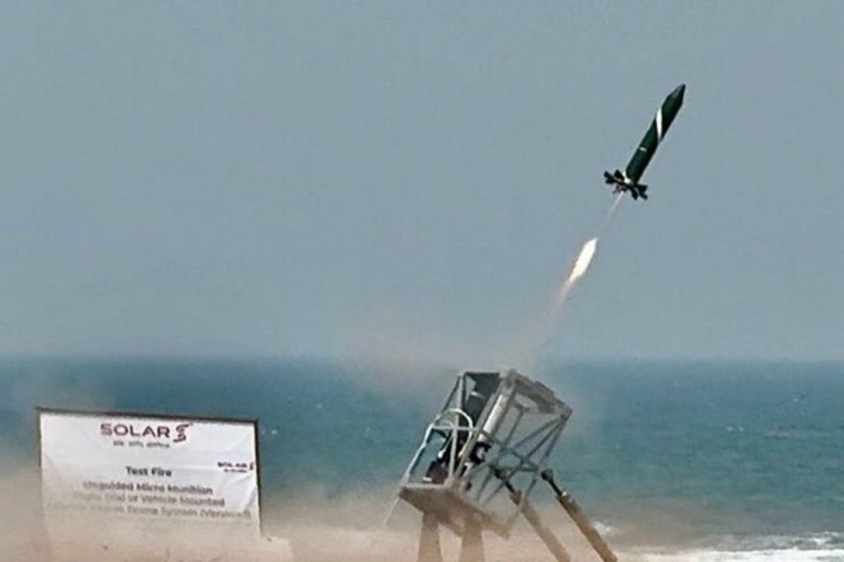 Bhargavastra counter swarm drone system