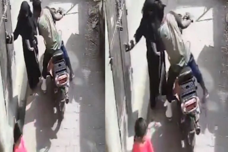 मुस्लिम लड़की को जबरन किस कर भागा युवक, देखें वीडियो, सरेआम बदतमीजी