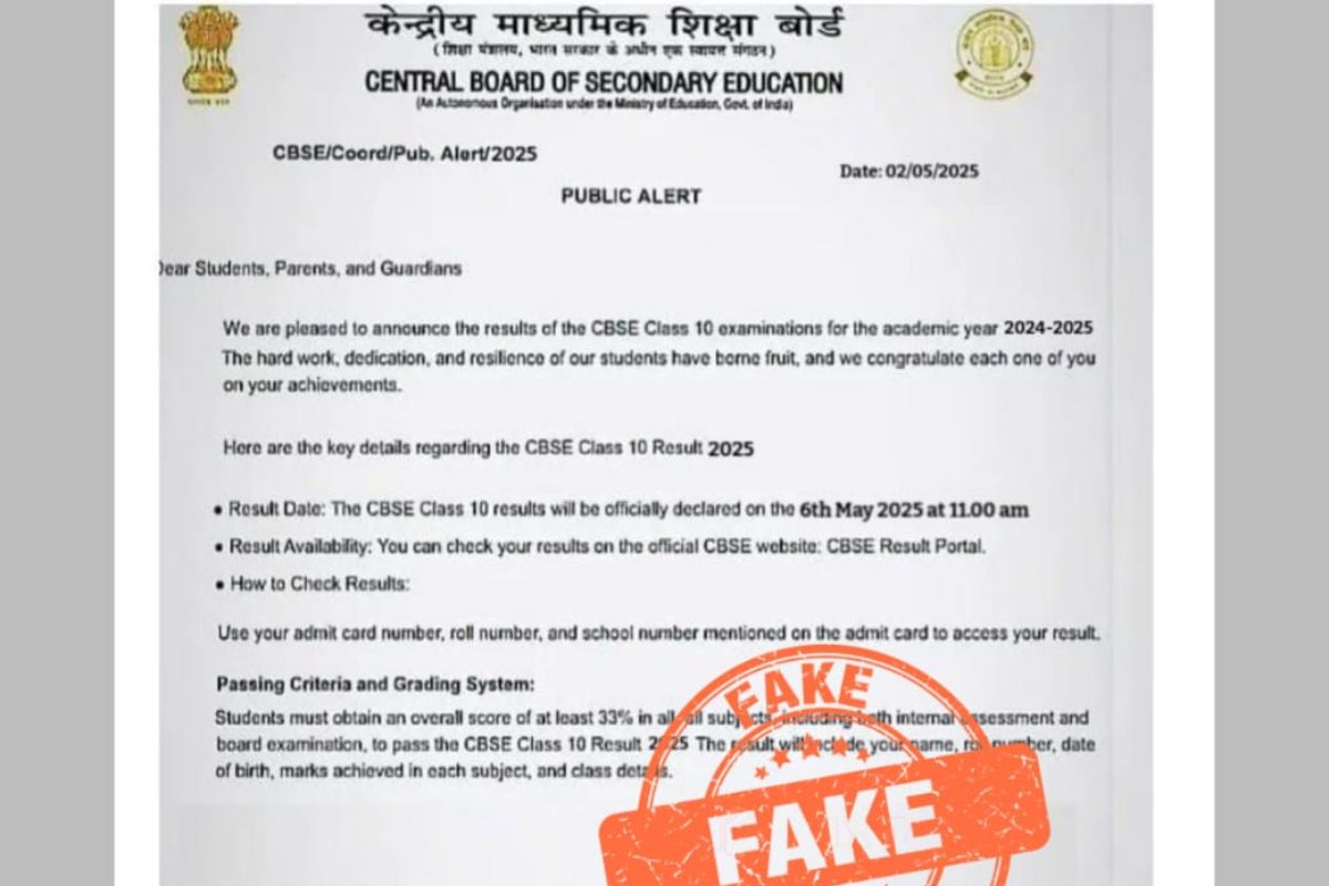 CBSE Results 2025 Viral Post