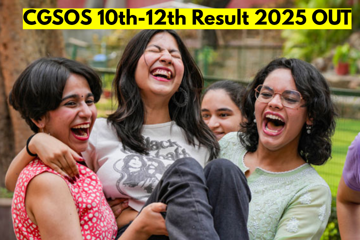 CGSOS 10th-12th Result 2025 OUT