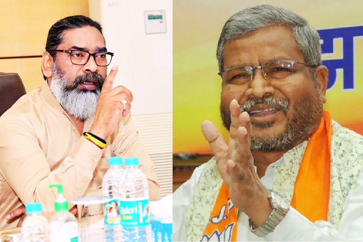 CM Hemant Soren and Babulal Marandi