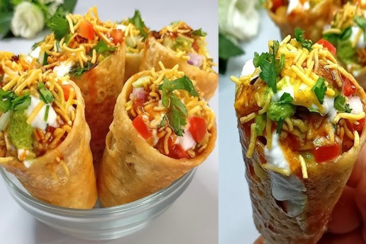 Cone chaat reipe at home