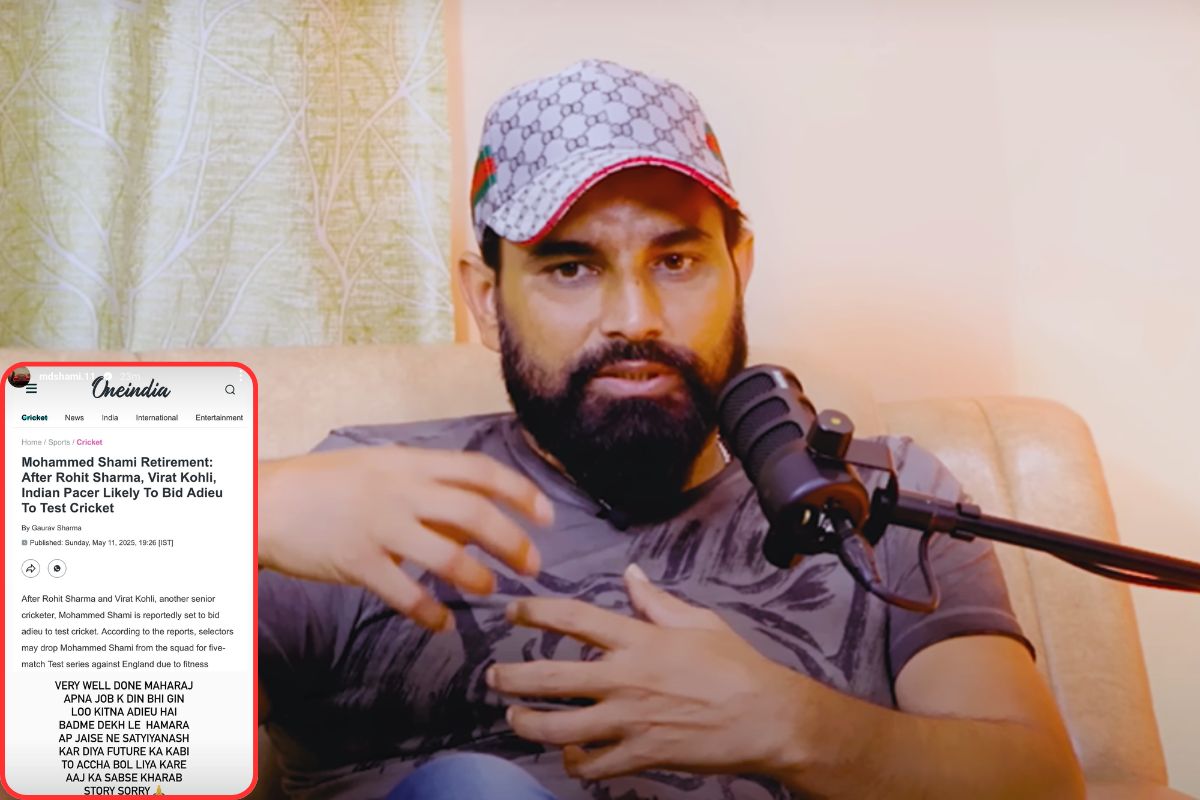 Mohammed Shami Blast over Retirement Speculation.