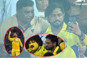 MS Dhoni Lookalike in IPL 2025.