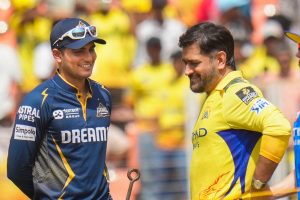 Shubman Gill and MS Dhoni IPL 2025 GT vs CSK.