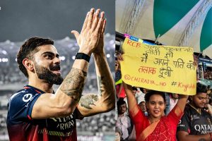 Virat Kohli and Viral Lady for RCB.