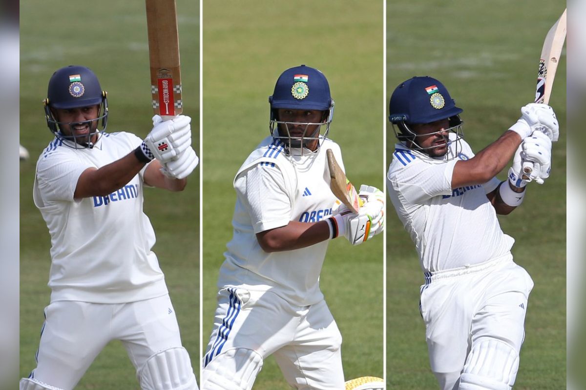 Karun Nair, Sarfaraz Khan and Dhruv Jurel.