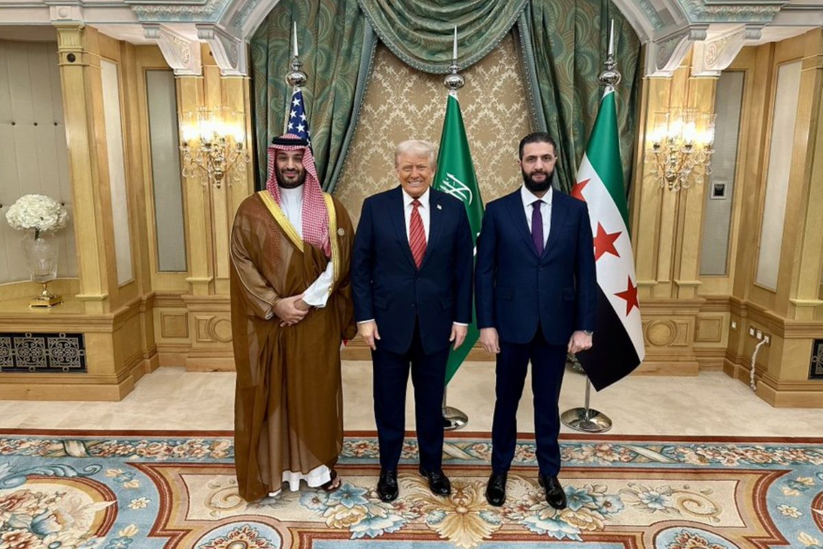 Donald Trump Mohammed Bin Salman and syria president