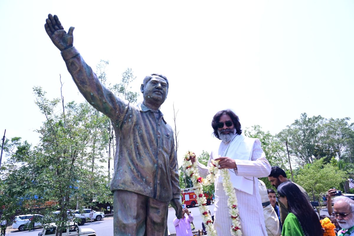 Durga Soren Death Anniversary Hemant Soren JMM Namkom