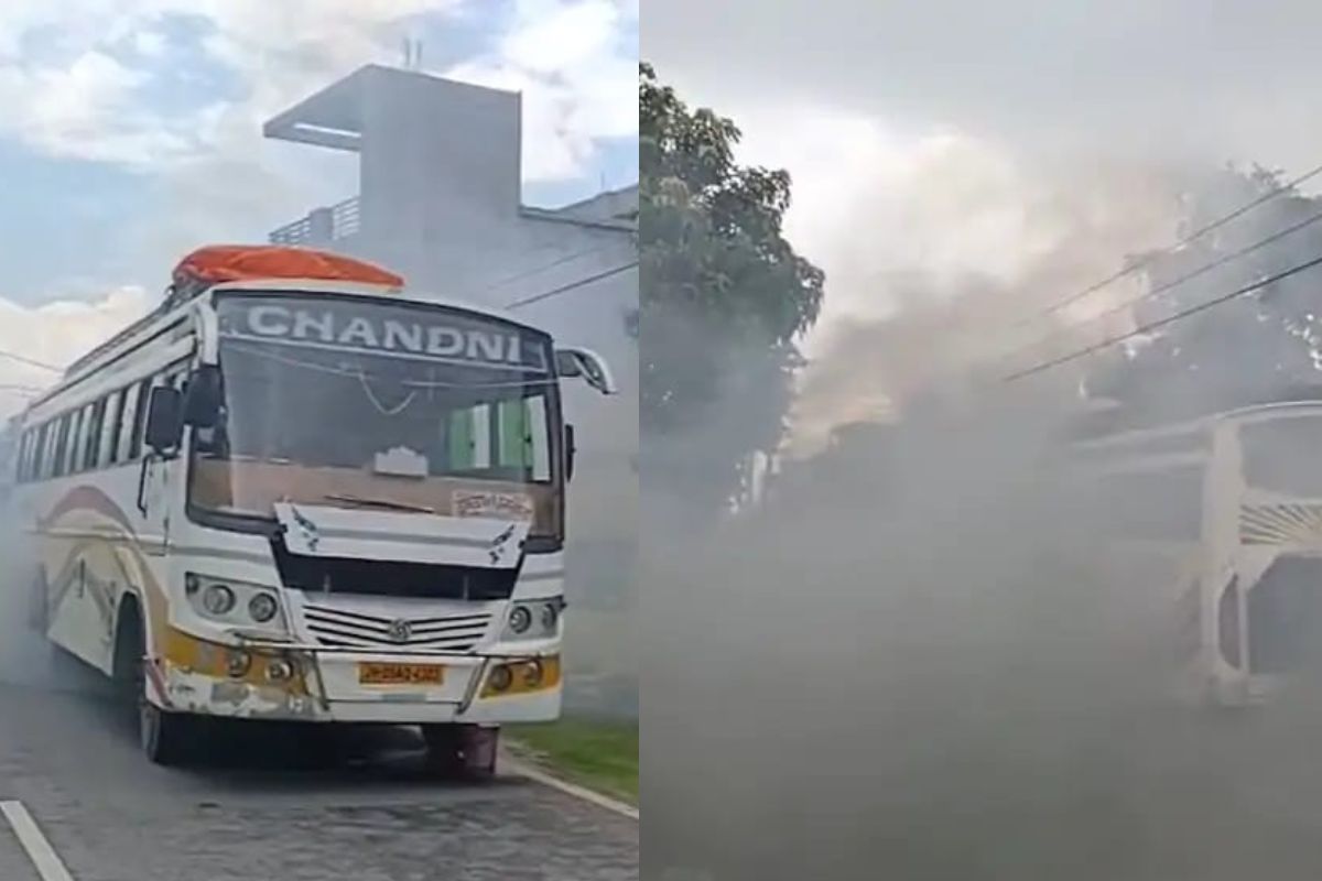 Fire in Bus