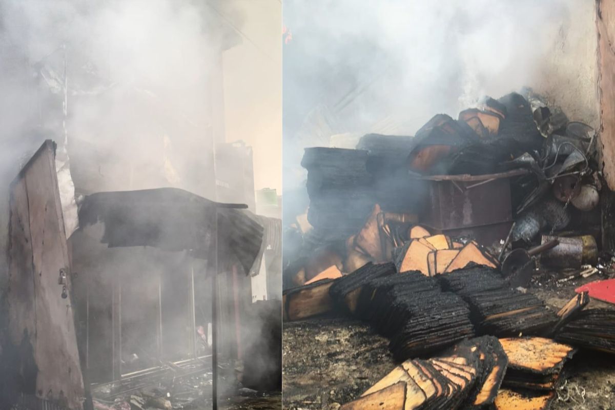 Fire in ranchi