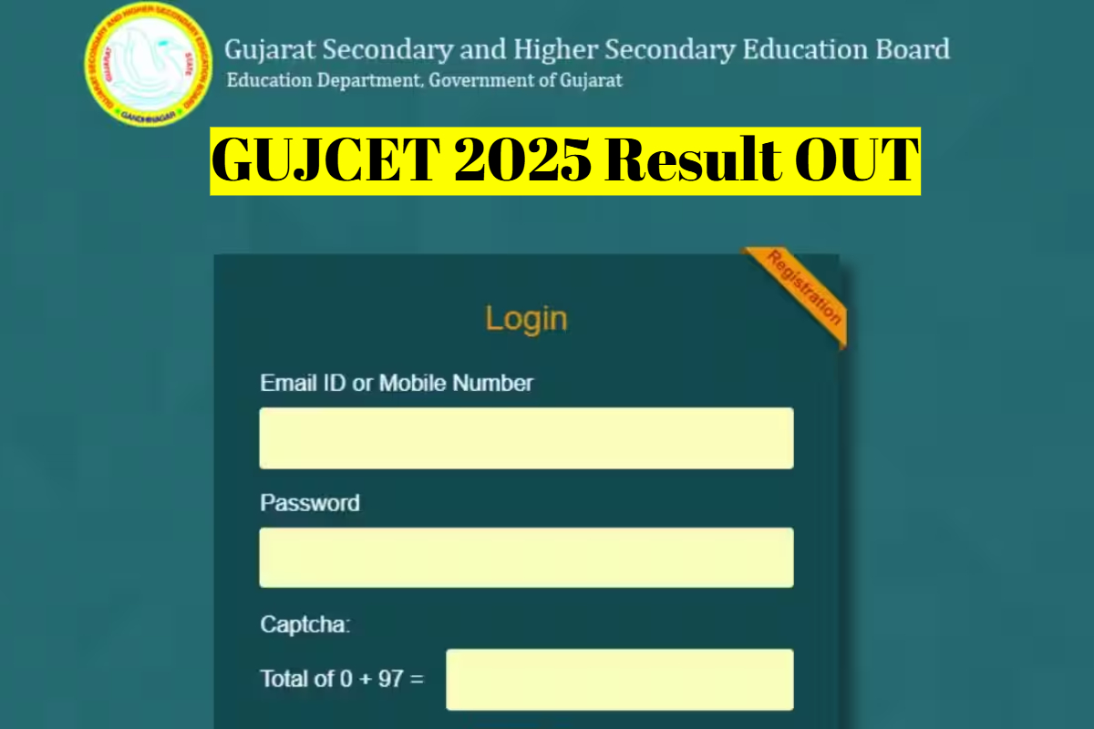 GUJCET 2025 Result OUT