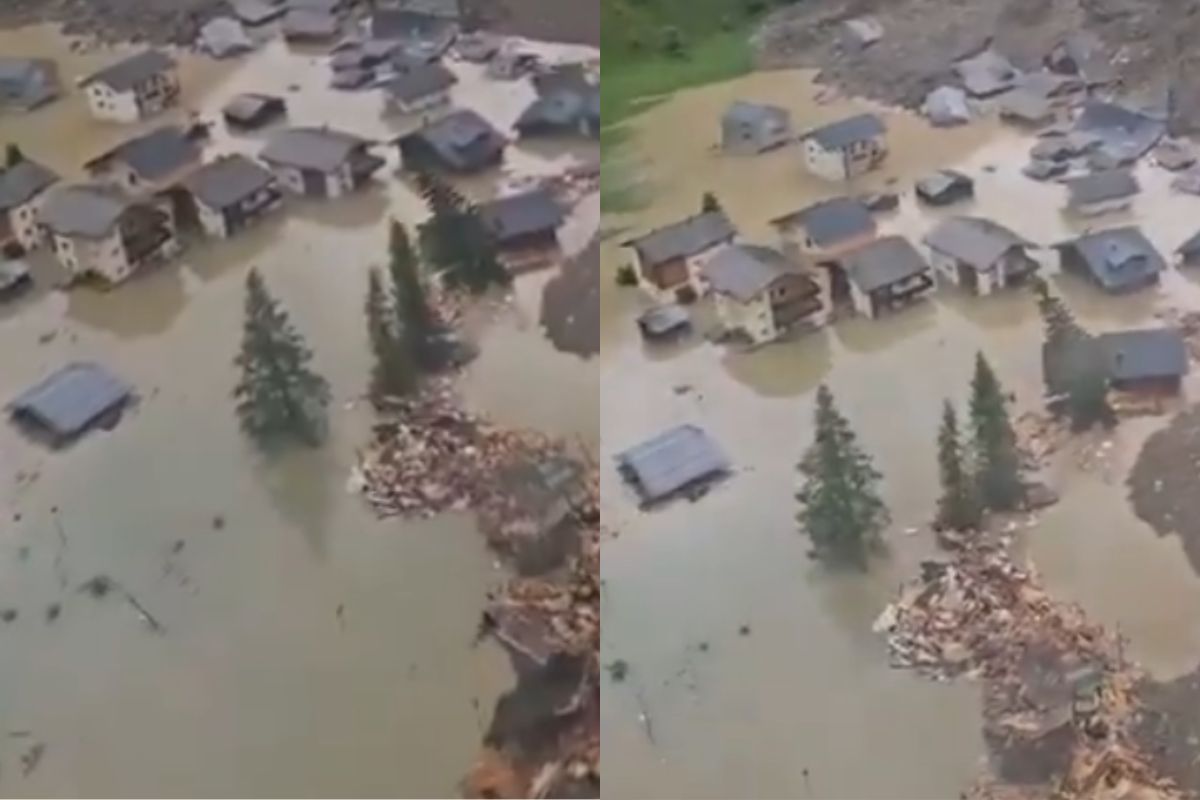 Glacier Landslide Havoc in Switzerland