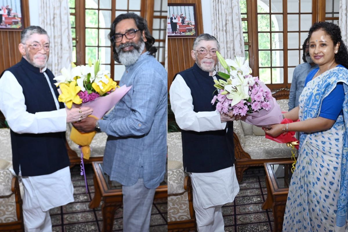 Governor with hemant soren and kalpana