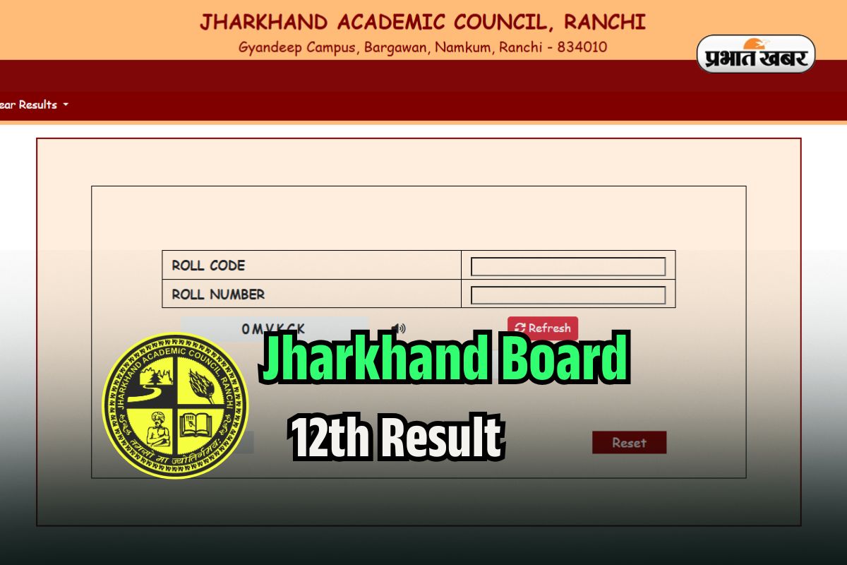 JAC Board 12th Result District Wise