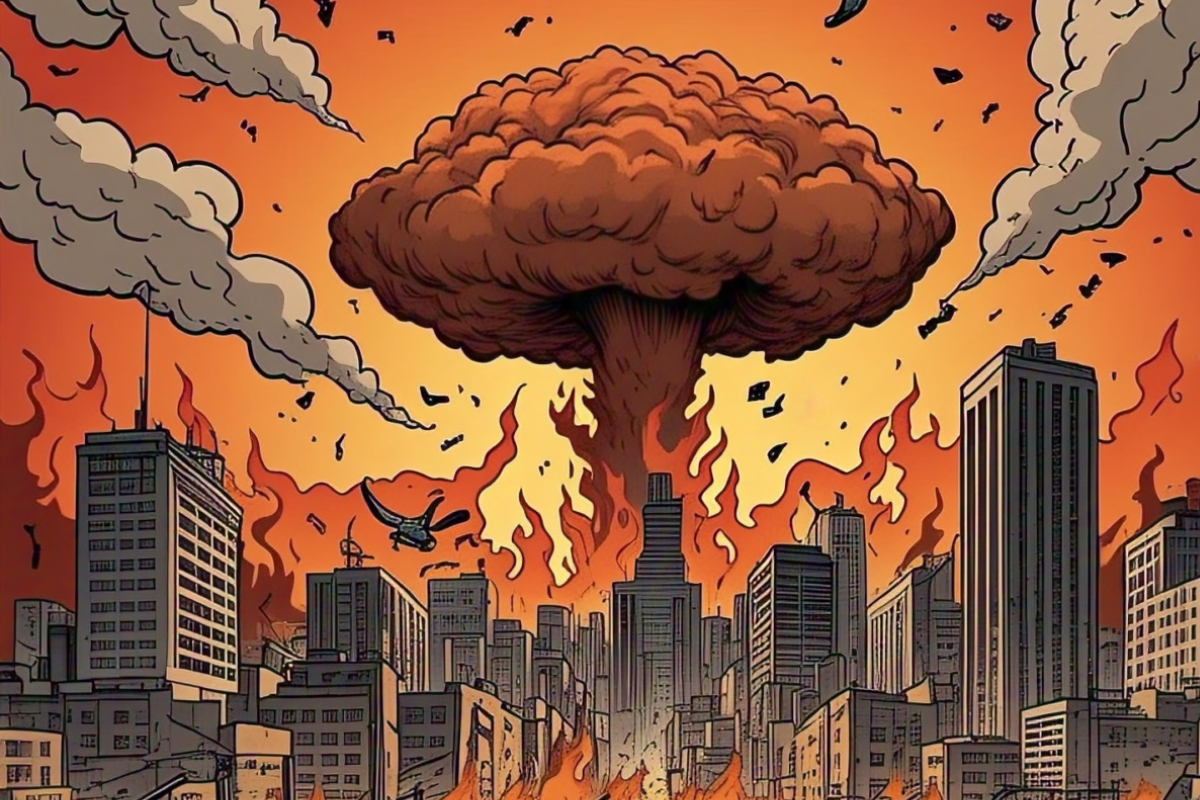 Nuclear Attack, AI Image